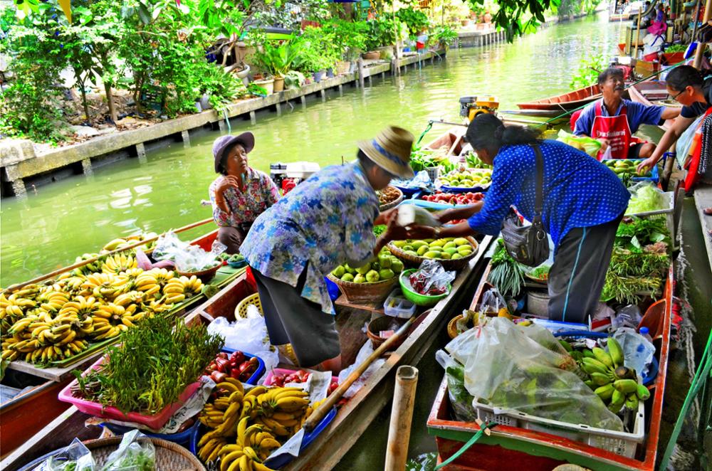 Les marchés flottants à découvrir près de Bangkok